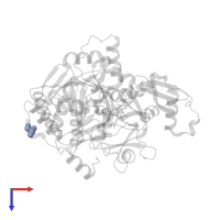 GLYCEROL in PDB entry 6e97, assembly 2, top view.