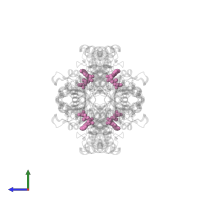 S-ADENOSYLMETHIONINE in PDB entry 6fcb, assembly 1, side view.