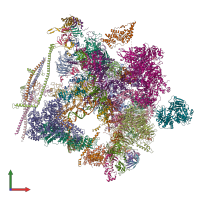 PDB entry 6ff7 coloured by chain, front view.