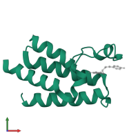 Bromodomain adjacent to zinc finger domain protein 2A in PDB entry 6fgf, assembly 1, front view.