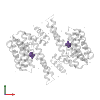 Modified residue SEP in PDB entry 6fi5, assembly 1, front view.