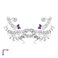 Modified residue SEP in PDB entry 6fi5, assembly 1, top view.
