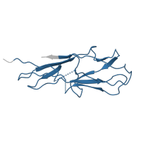 The deposited structure of PDB entry 6fqa contains 2 copies of Pfam domain PF05229 (Spore Coat Protein U domain) in Spore coat protein U domain-containing protein. Showing 1 copy in chain D.