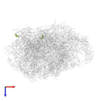 GUANOSINE-5'-TRIPHOSPHATE in PDB entry 6ft6, assembly 1, top view.