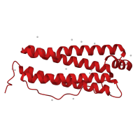 The deposited structure of PDB entry 6ftv contains 1 copy of CATH domain 1.20.1260.10 (Ferritin) in Ferritin heavy chain. Showing 1 copy in chain A.