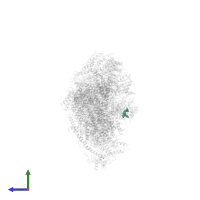 NADPH DIHYDRO-NICOTINAMIDE-ADENINE-DINUCLEOTIDE PHOSPHATE in PDB entry 6g72, assembly 1, side view.