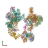 PDB entry 6g90 coloured by chain, front view.