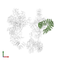 U2 snRNP component HSH155 in PDB entry 6g90, assembly 1, front view.