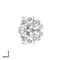 CACODYLATE ION in PDB entry 6gbl, assembly 1, side view.
