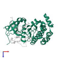 Aurora kinase C in PDB entry 6gr8, assembly 1, top view.