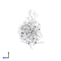 PHOSPHATE ION in PDB entry 6haw, assembly 1, side view.