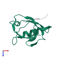 Tyrosine-protein phosphatase non-receptor type 3 in PDB entry 6hks, assembly 1, top view.