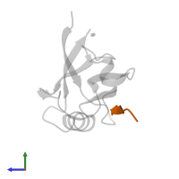 Protein E6 in PDB entry 6hks, assembly 1, side view.