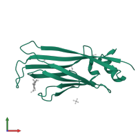 Protein ENL in PDB entry 6hpy, assembly 1, front view.
