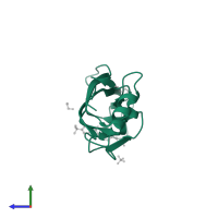 Protein ENL in PDB entry 6hpy, assembly 1, side view.