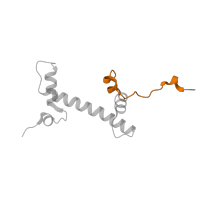 The deposited structure of PDB entry 6hts contains 2 copies of Pfam domain PF16211 (C-terminus of histone H2A) in Histone H2A type 1-B/E. Showing 1 copy in chain K.
