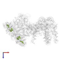 ADENOSINE-5'-DIPHOSPHATE in PDB entry 6hts, assembly 1, top view.