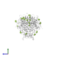 1,2-ETHANEDIOL in PDB entry 6hzy, assembly 1, side view.