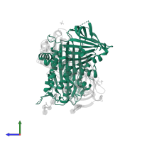 Angiotensinogen in PDB entry 6i3f, assembly 1, side view.