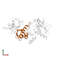 Elongin-C in PDB entry 6i4x, assembly 1, front view.
