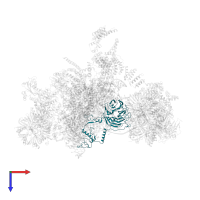 Pre-mRNA-processing factor 17 in PDB entry 6id0, assembly 1, top view.
