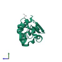 Alpha-lactalbumin in PDB entry 6ip9, assembly 1, side view.