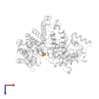 SULFATE ION in PDB entry 6l3r, assembly 2, top view.