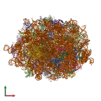 PDB entry 6lqm coloured by chain, front view.