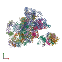 PDB entry 6lqs coloured by chain, front view.