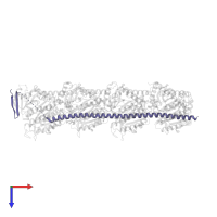 Stathmin-4 in PDB entry 6ls4, assembly 1, top view.