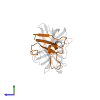 Peptidase S39 domain-containing protein in PDB entry 6m78, assembly 1, side view.