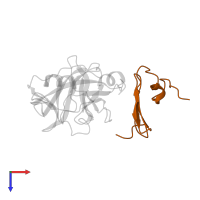 Peptidase S39 domain-containing protein in PDB entry 6m78, assembly 1, top view.