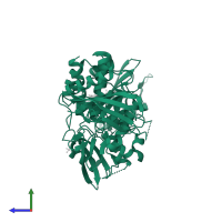 Tyrosine-protein phosphatase non-receptor type 11 in PDB entry 6mda, assembly 1, side view.