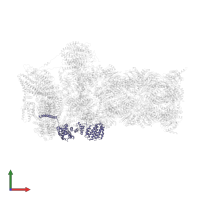 26S proteasome non-ATPase regulatory subunit 12 in PDB entry 6msj, assembly 1, front view.