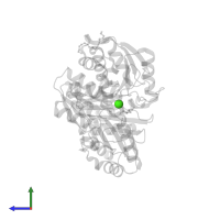 CALCIUM ION in PDB entry 6nn2, assembly 1, side view.