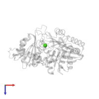 CALCIUM ION in PDB entry 6nn2, assembly 1, top view.