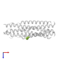 DI(HYDROXYETHYL)ETHER in PDB entry 6nro, assembly 1, top view.