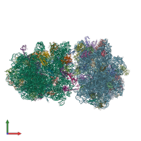 PDB entry 6nwy coloured by chain, front view.