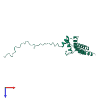 Eukaryotic elongation factor 2 kinase in PDB entry 6nx4, assembly 1, top view.
