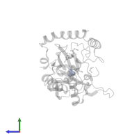 PHOSPHATE ION in PDB entry 6nyo, assembly 1, side view.