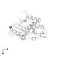 PHOSPHATE ION in PDB entry 6nyo, assembly 1, top view.