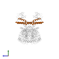 LYR motif-containing protein 4 in PDB entry 6nzu, assembly 1, side view.