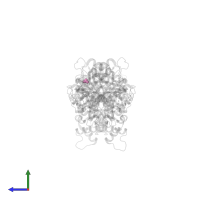 NITRATE ION in PDB entry 6o4x, assembly 1, side view.