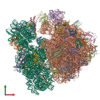 PDB entry 6o8z coloured by chain, front view.