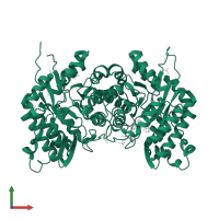 Amidohydrolase-related domain-containing protein in PDB entry 6omq, assembly 1, front view.