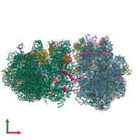 PDB entry 6osi coloured by chain, front view.