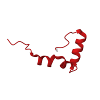 The deposited structure of PDB entry 6osq contains 1 copy of Pfam domain PF00468 (Ribosomal protein L34) in Large ribosomal subunit protein bL34. Showing 1 copy in chain FA [auth d].