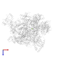 MAGNESIUM ION in PDB entry 6p19, assembly 1, top view.