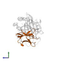Beta-2-microglobulin in PDB entry 6p27, assembly 1, side view.