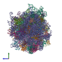 PDB entry 6p5i coloured by chain, side view.